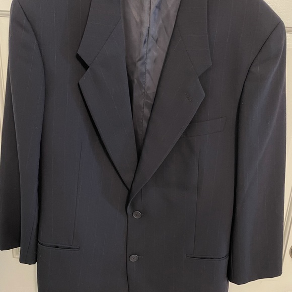 Giorgio Armani Virgin Wool Mild pinstripe Made in Italy Perfect! 41 R - Picture 12 of 13
